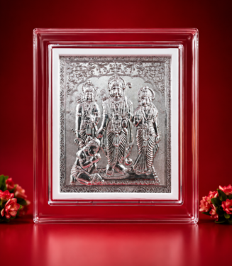 999 Pure Silver Ram Darbar Frame