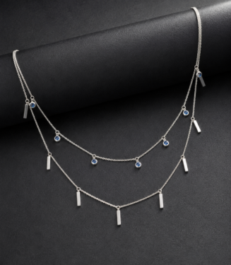 CZ Charm Necklace for Women | 925 Silver