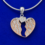 broken heart pendant