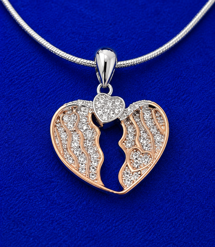 broken heart pendant